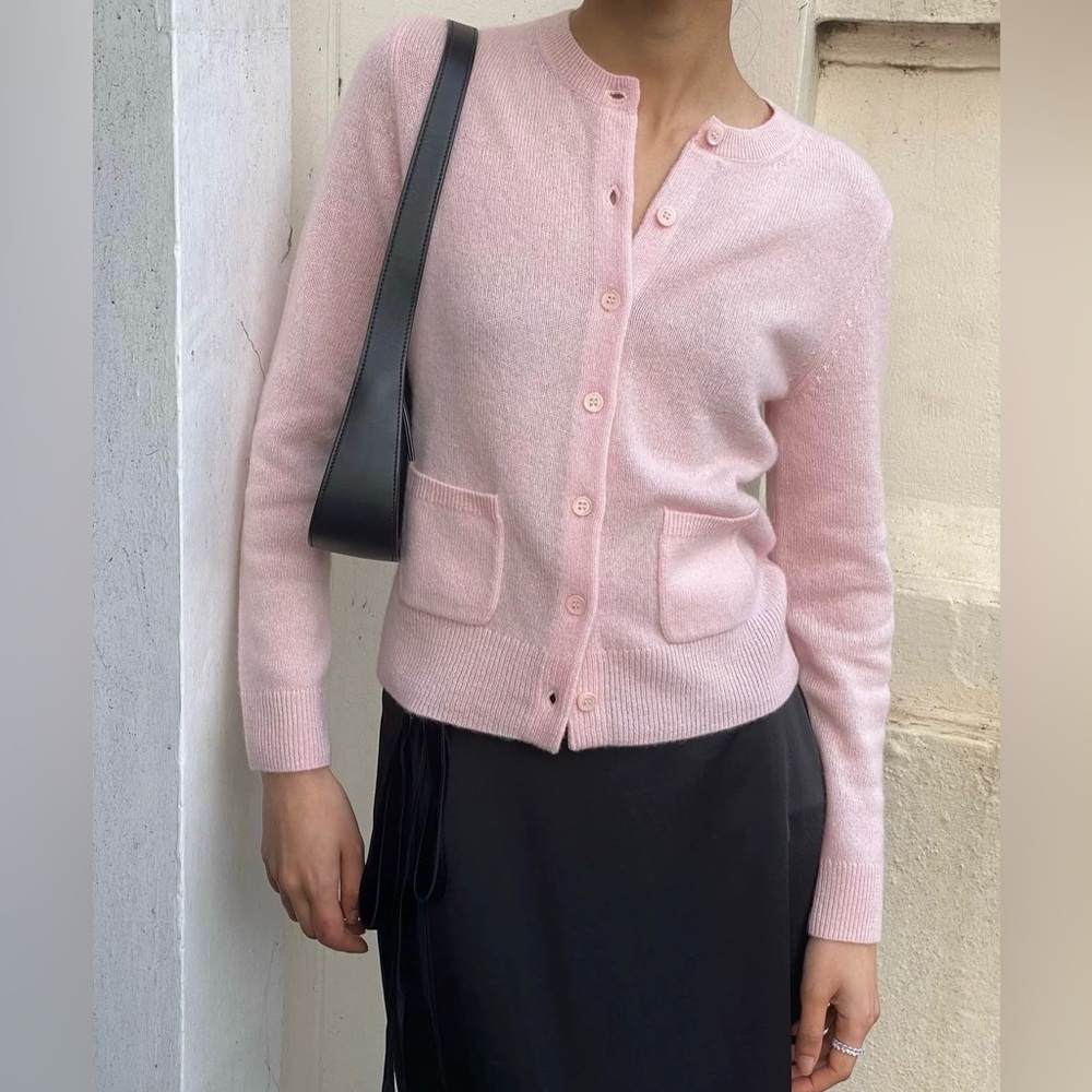 NWOT DÔEN Freya crewneck cardigan - Picture 7 of 12